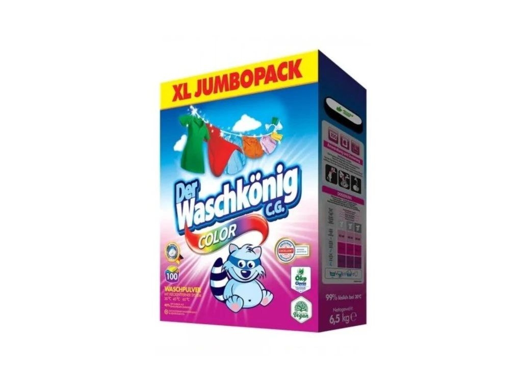 Drogerie a kosmetika - WASCHKÖNIG PRÁŠEK COLOR 6KG 100PD