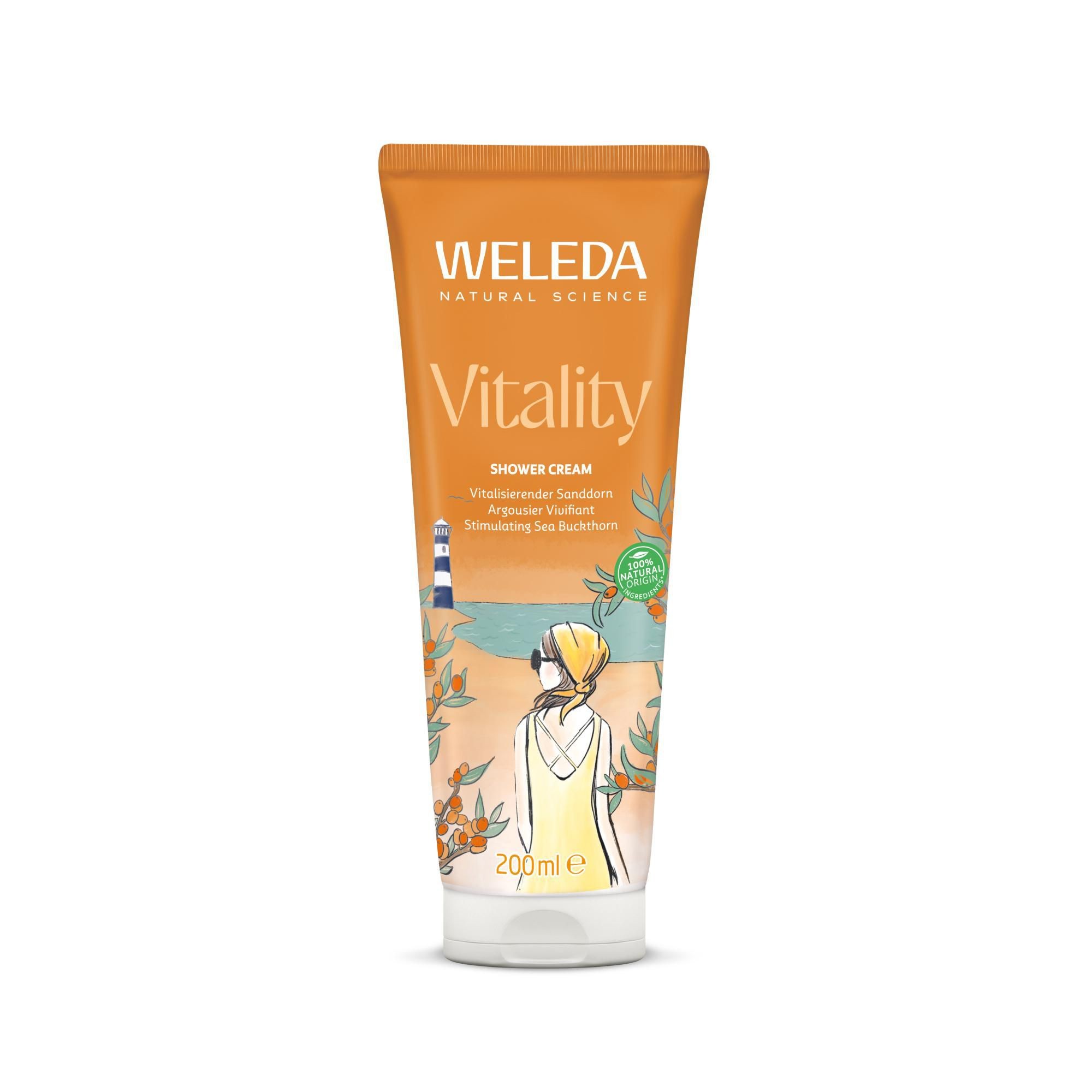 Drogerie a kosmetika - Weleda VITALITY Rakytníkový sprchový krém