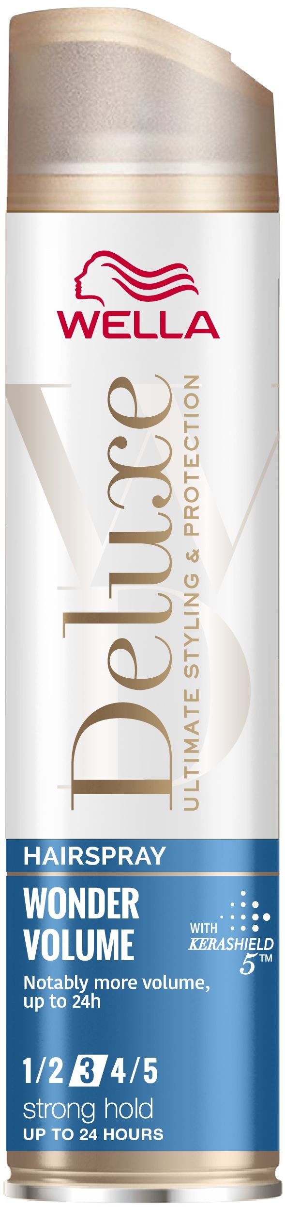 Drogerie a kosmetika - Wella Deluxe Lak na vlasy se silnou fixací pro objem 250 ml