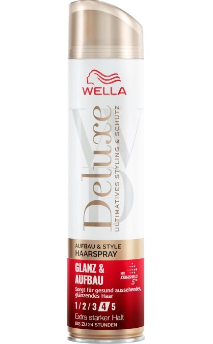 Drogerie a kosmetika - Wella Deluxe Shine & Restore lak na vlasy 250 ml