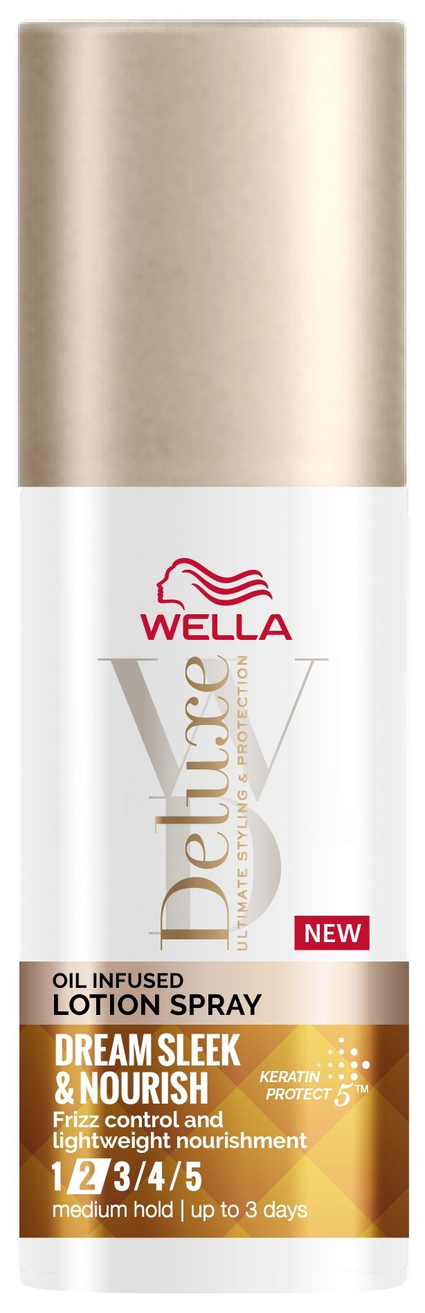 Drogerie a kosmetika - Wella Deluxe Vlasové mléko ve spreji pro suché a poškozené vlasy 150 ml