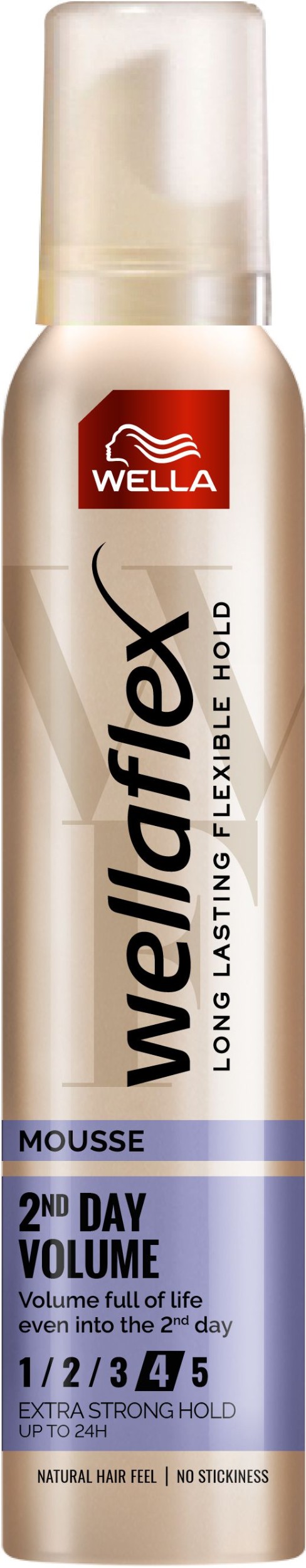 Drogerie a kosmetika - Wella Wellaflex 2nd day volume pěnové tužidlo pro objem a extra silné zpevnění 200 ml