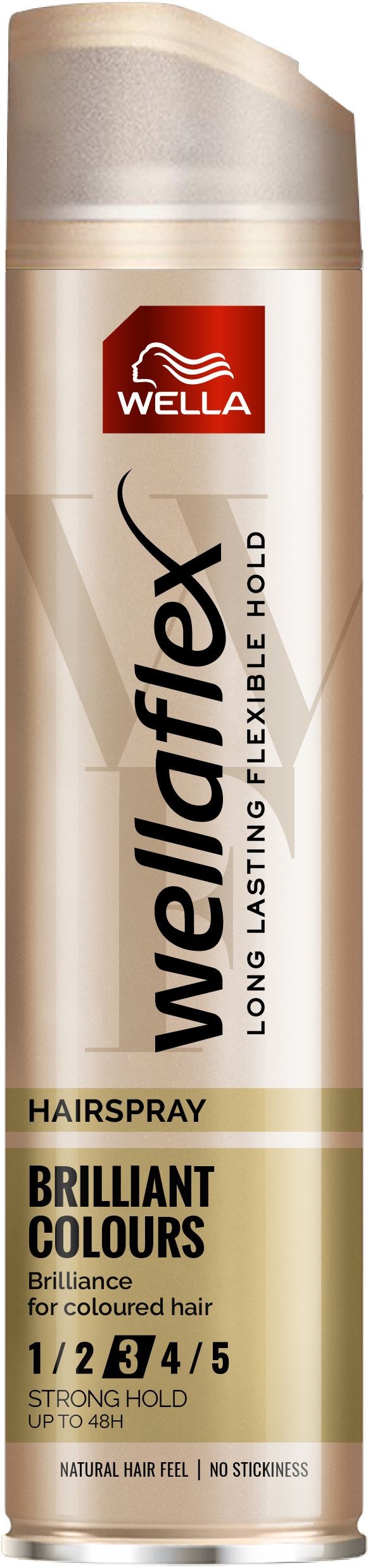 Drogerie a kosmetika - Wella Wellaflex Brilliant colors lak na vlasy pro ultra silné zpevnění 250 ml