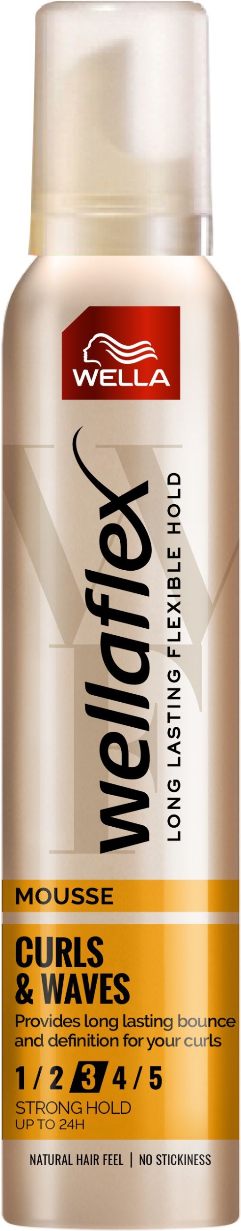 Drogerie a kosmetika - Wella Wellaflex Curls & waves pěnové tužidlo pro silné zpevnění 200 ml