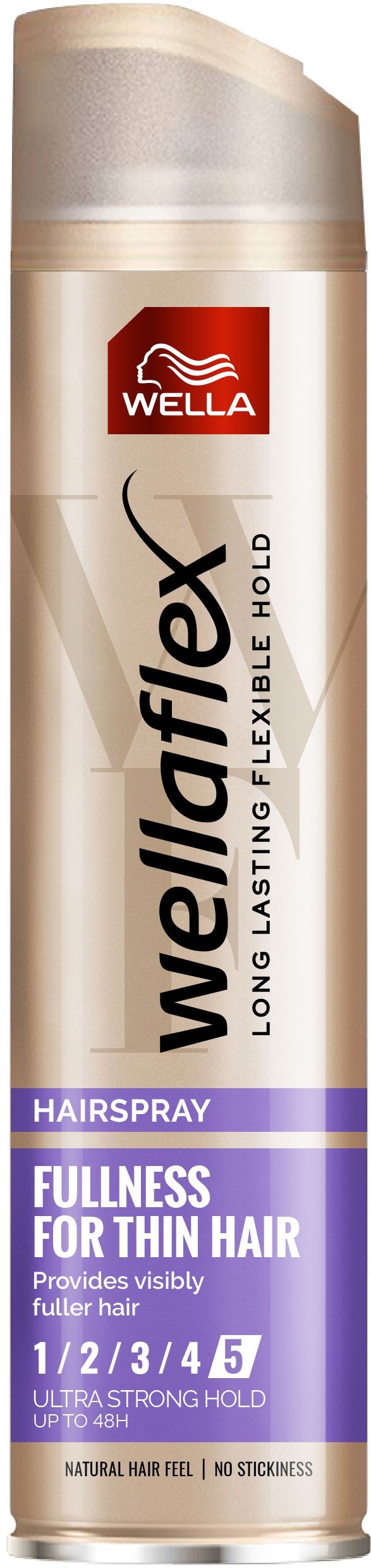 Drogerie a kosmetika - Wella Wellaflex Fullness lak na vlasy pro objem a ultra silné zpevnění 250 ml