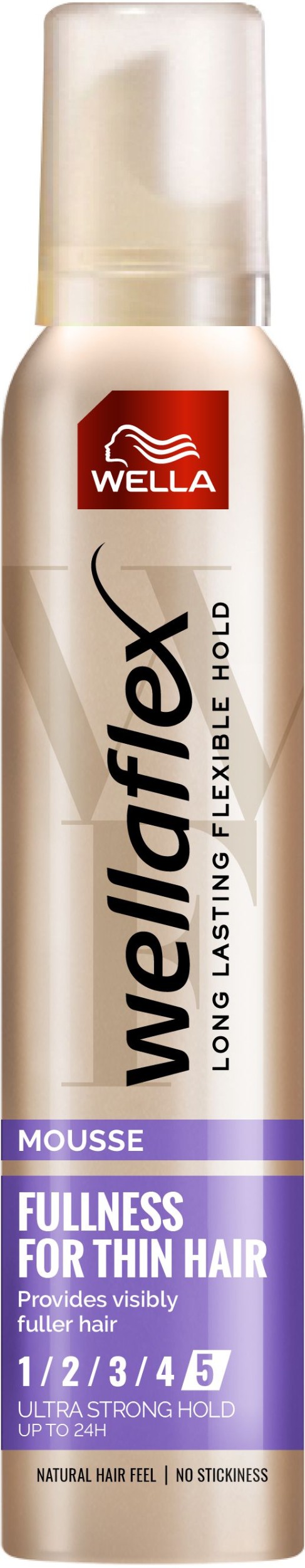 Drogerie a kosmetika - Wella Wellaflex Fullness pěnové tužidlo na vlasy pro objem a ultra silné zpevnění 200 ml