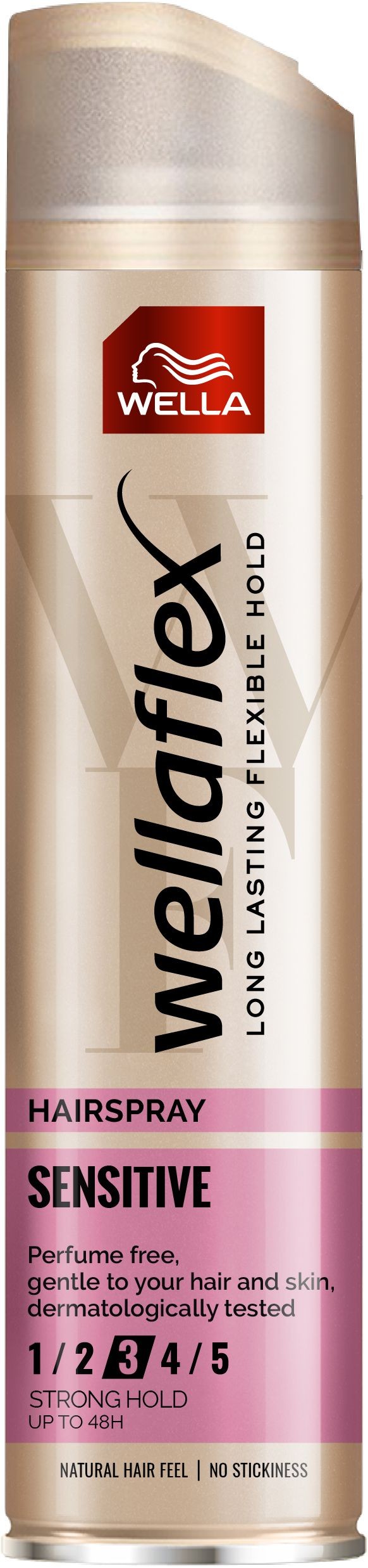 Drogerie a kosmetika - Wella Wellaflex Sensitive lak na vlasy pro silné zpevnění 250 ml