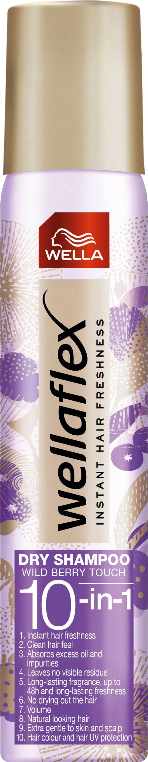 Drogerie a kosmetika - Wella Wellaflex suchý šampón Berry Touch 180 ml