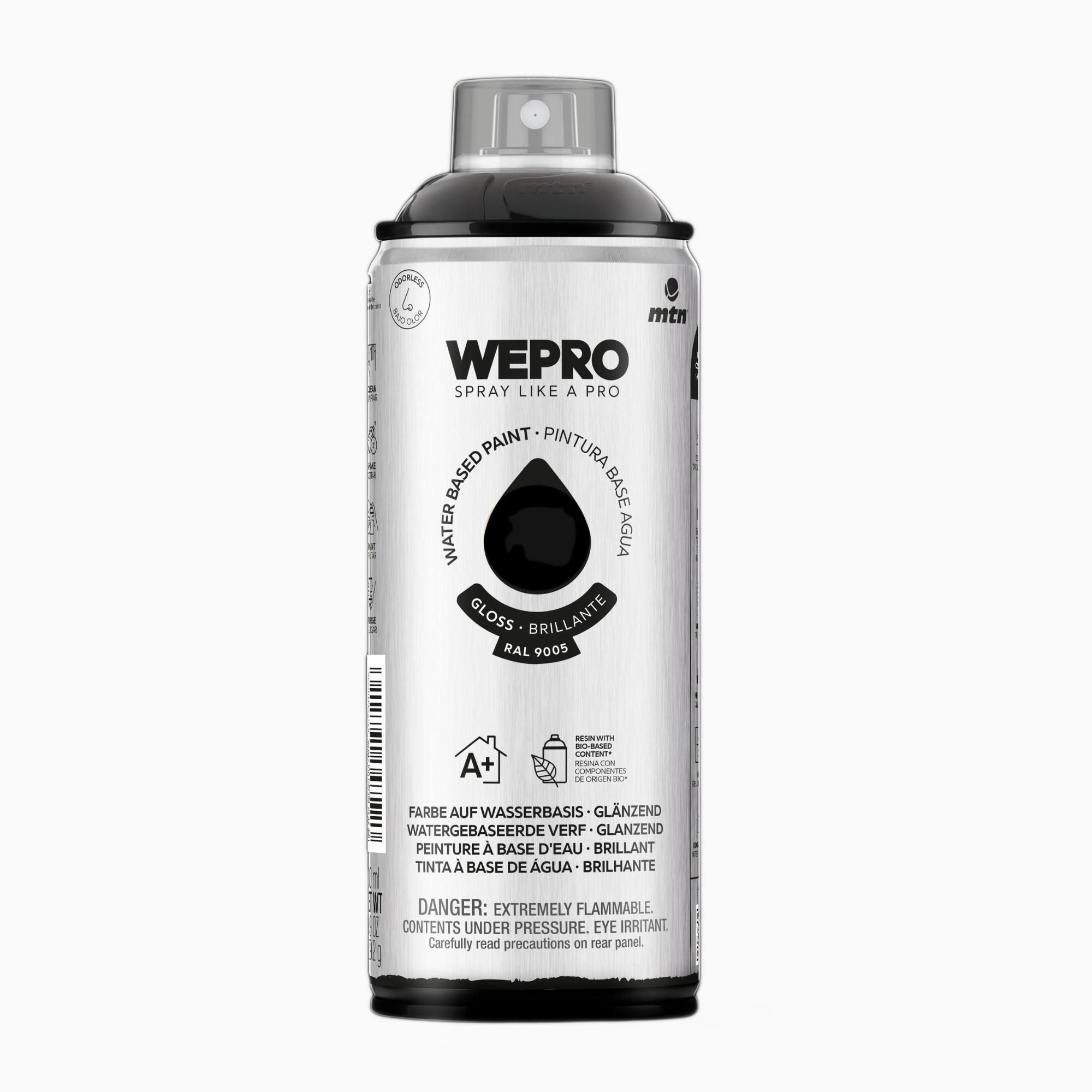 Auto-moto - WEPRO Water Cosmos Black Gloss RAL 9005 400 ml