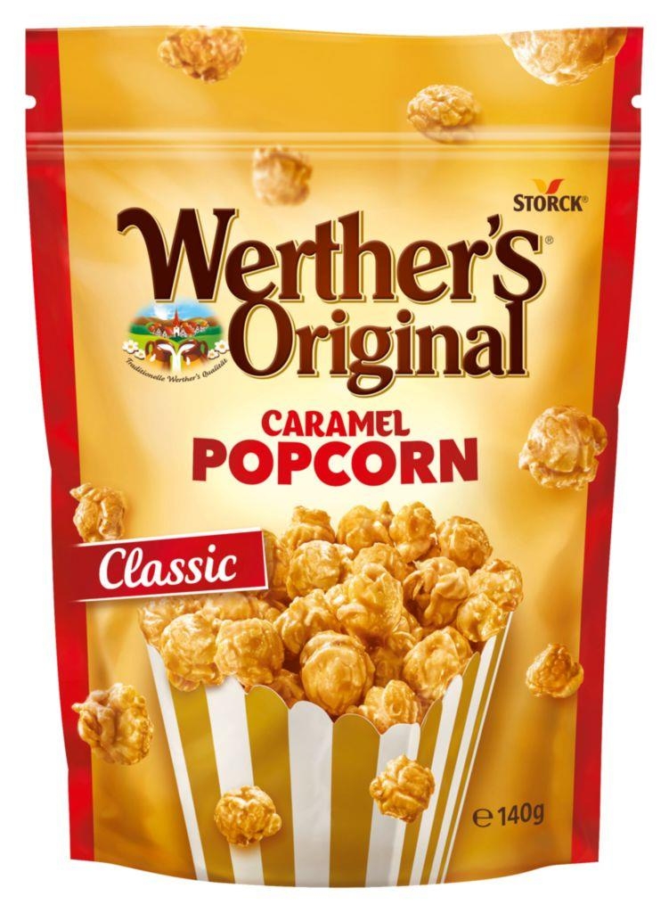 Trvanlivé potraviny - Werther´s Original POPCORN Caramel 140g