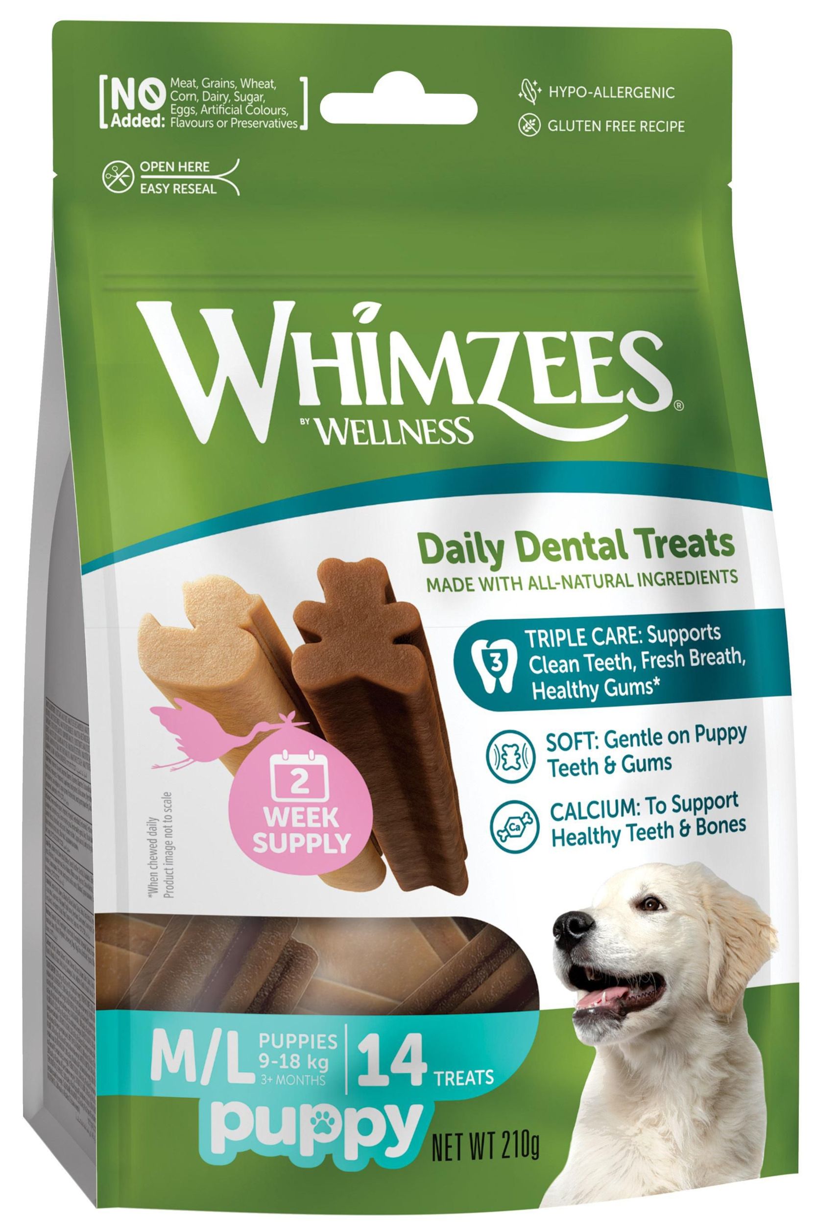 Whimz Štěně stix M/L 14x15g