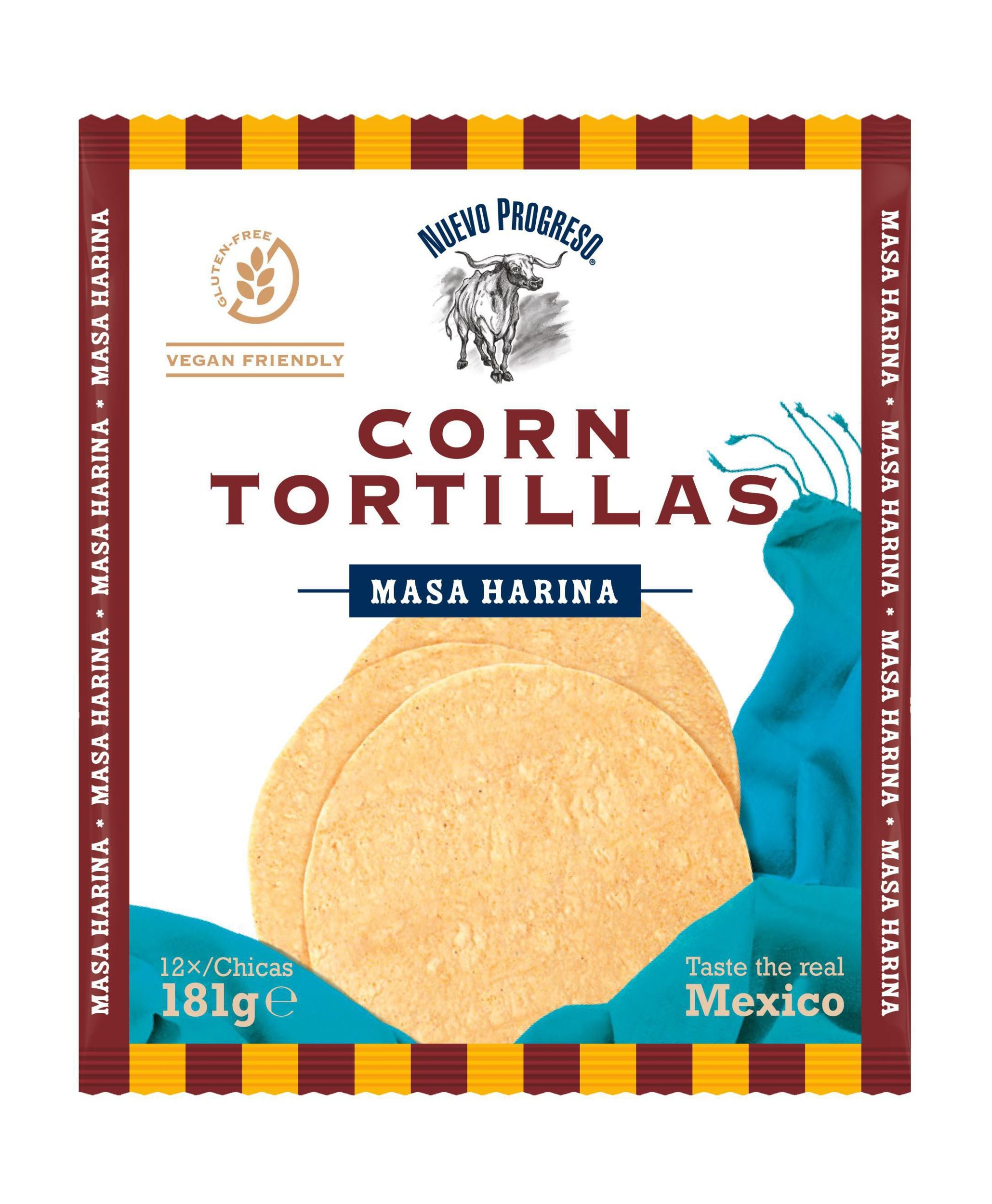 Trvanlivé potraviny - White Masa Harina Tortilla kukuřičná 12 ks 181 g