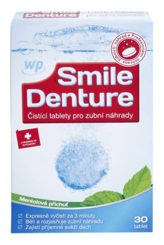Drogerie a kosmetika - White Pearl Denture čistící tablety na protézy 30 ks