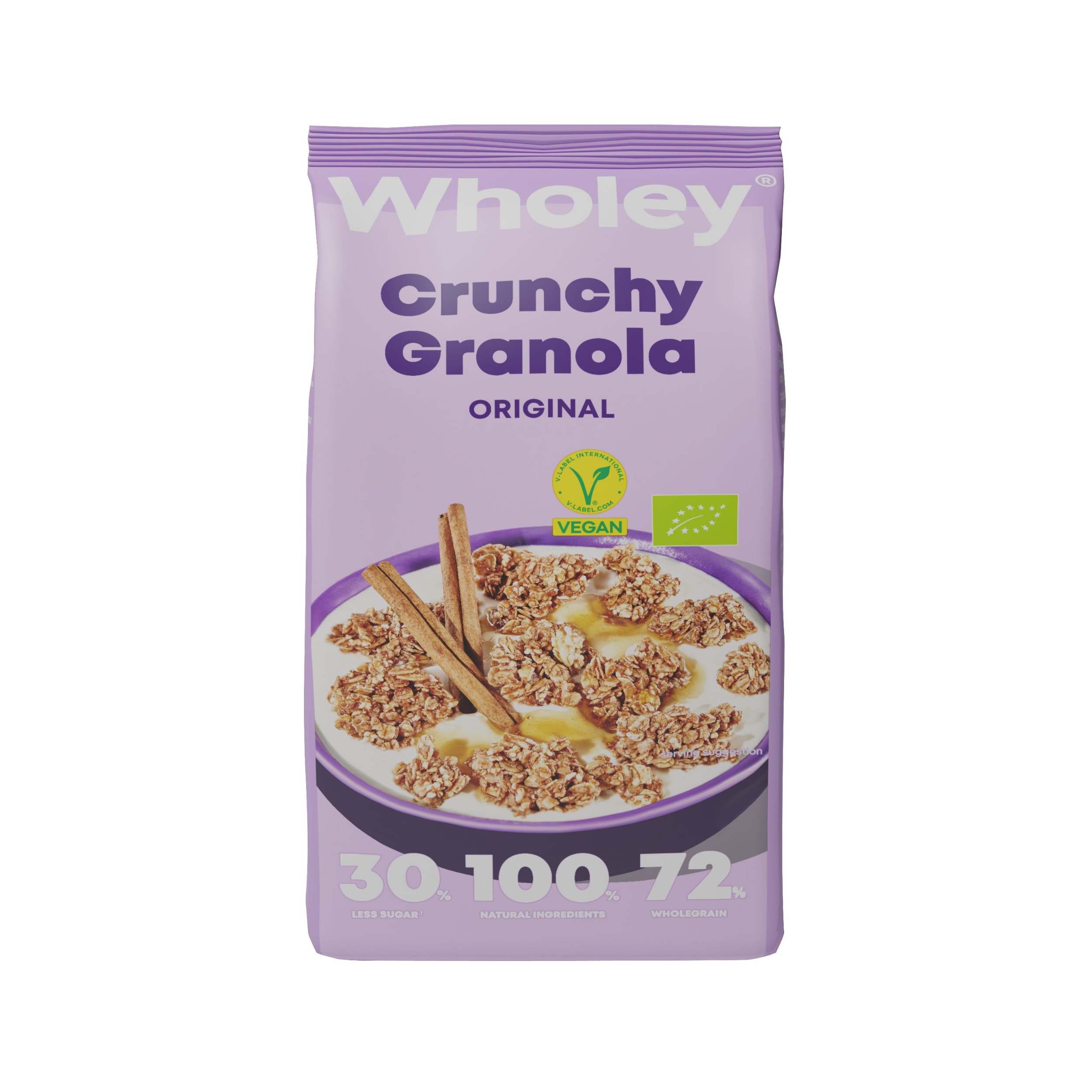 Zdravý svět - Wholey Křupavá granola original BIO 300g