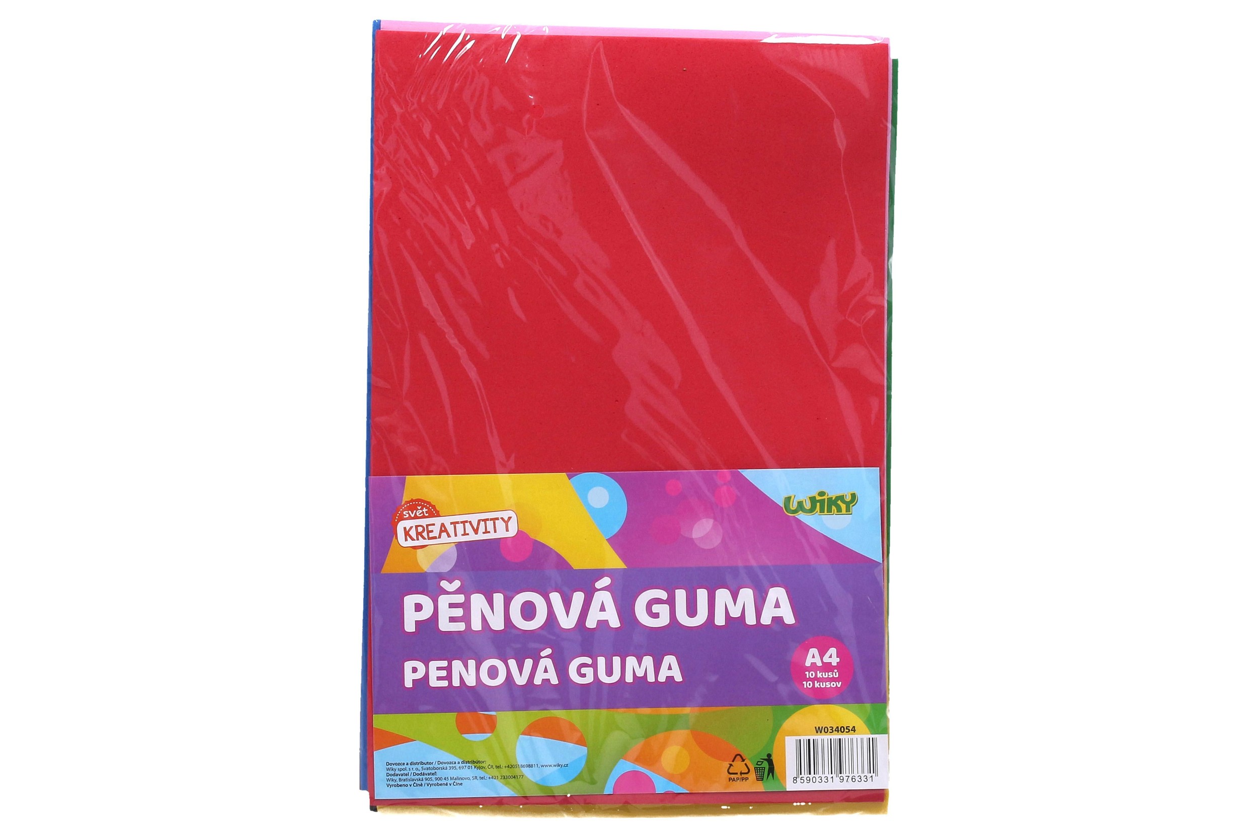 Domácnost a Zahrada - Wiky Pěnová guma A4 20x30 cm, 10ks