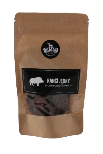 Trvanlivé potraviny - Wild food Kančí jerky s worcestrem 30g