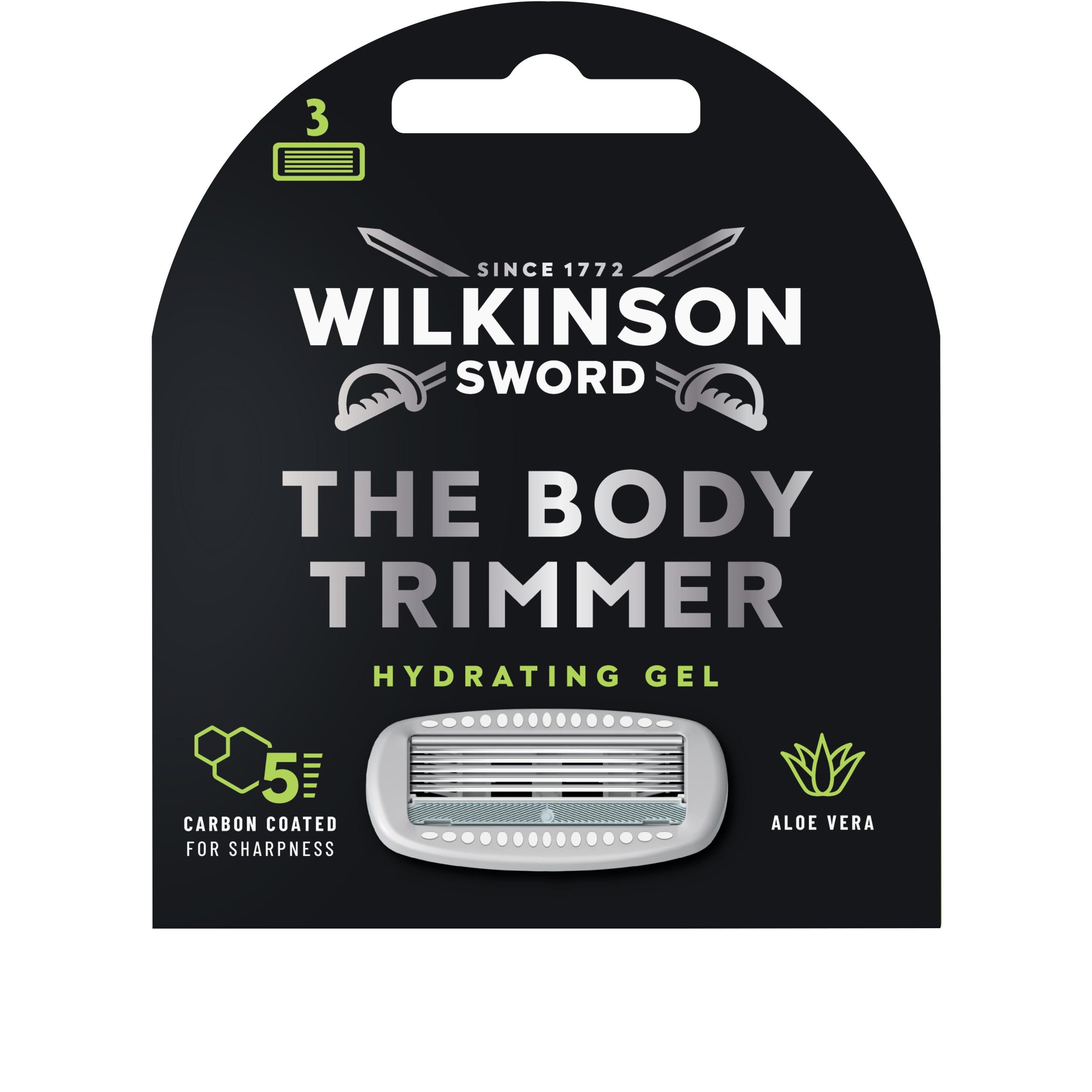 Drogerie a kosmetika - Wilkinson Hydro Body náhradní hlavice 3 ks