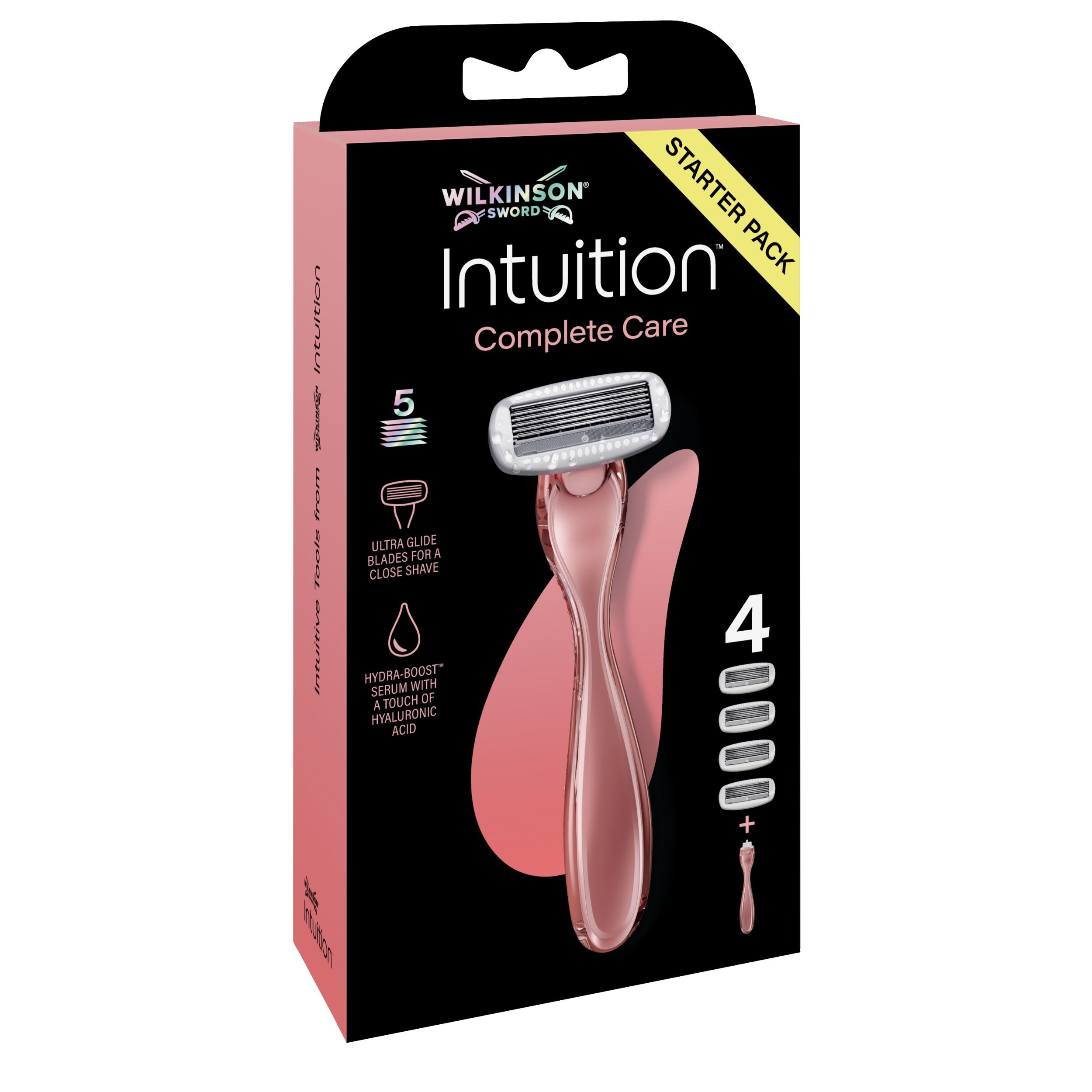 Wilkinson Sword Intuition Complete Care dámský holící strojek a 4 ks náhradní hlavice-2