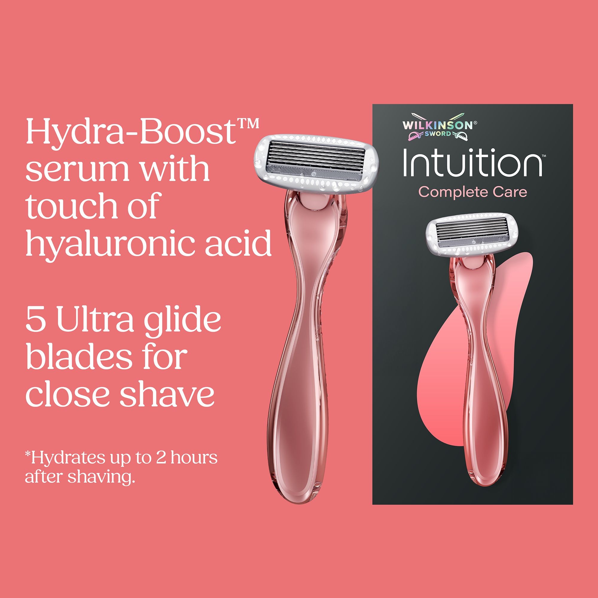 Wilkinson Sword Intuition Complete Care dámský holící strojek a 4 ks náhradní hlavice-0