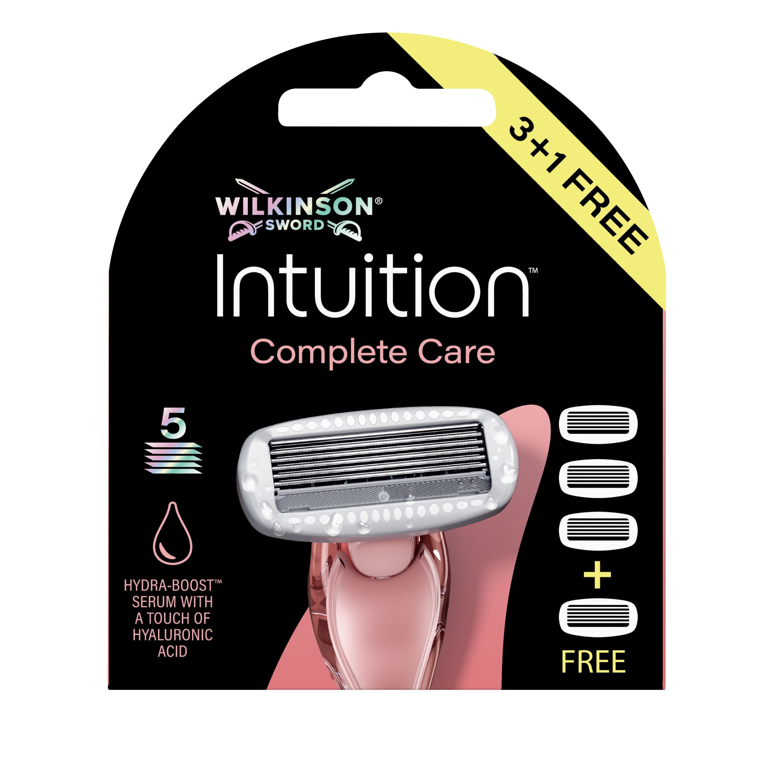 Drogerie a kosmetika - Wilkinson Sword Intuition Complete Care náhradní hlavice 3+1 ks
