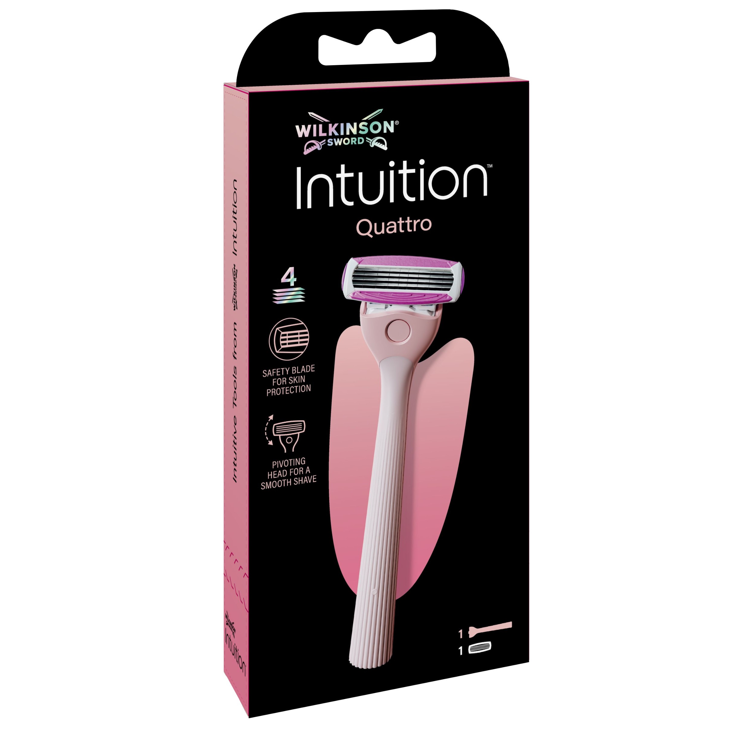 Wilkinson Sword Intuition Quattro dámský holicí strojek 1 ks-2