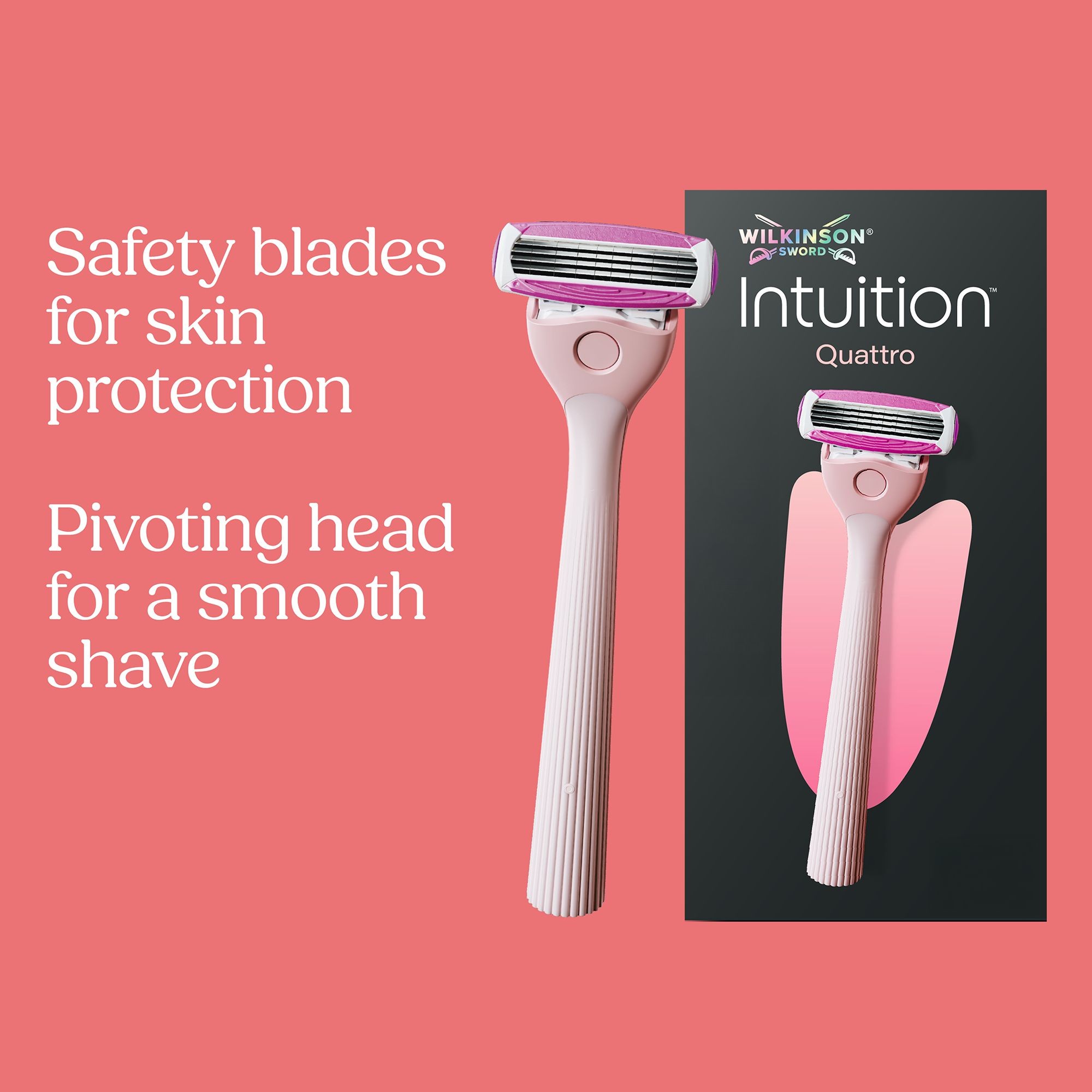 Wilkinson Sword Intuition Quattro dámský holicí strojek 1 ks-0