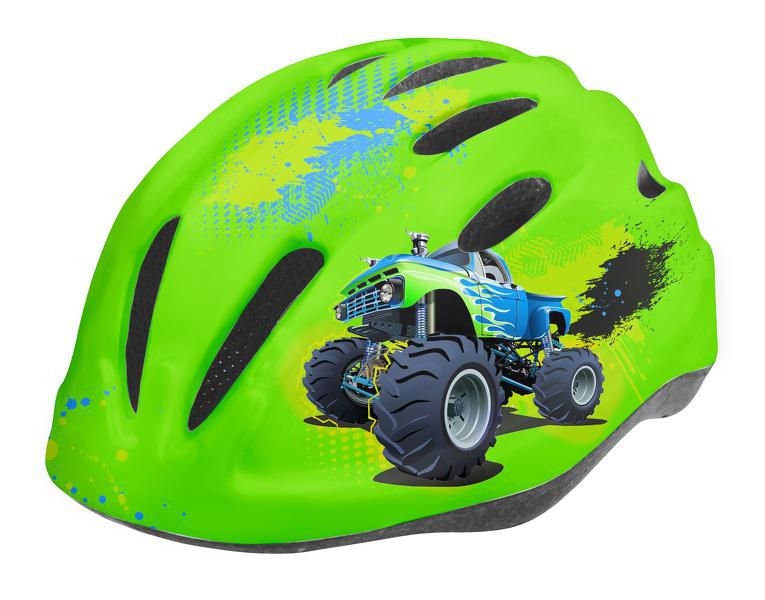 Domácnost a Zahrada - Wista Dětská cyklistická přilba Hard Shell zelená S/M