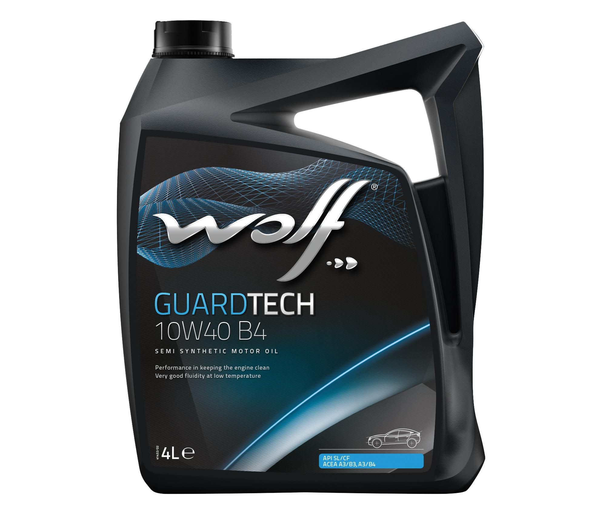 Auto-moto - Wolf Motorový olej WOLF GUARDTECH 10W40 B4 4l