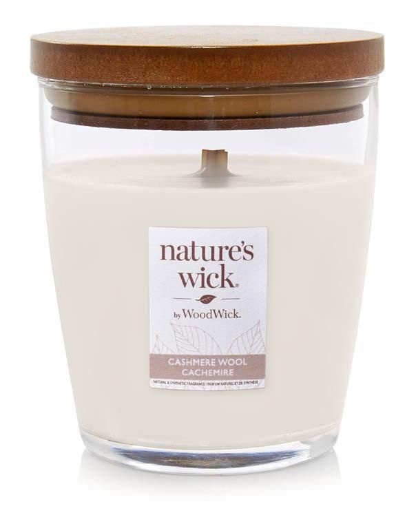 Domácnost a Zahrada - Wood Wick Nature'S Wick Tumbler střední Cashmere Wool 284 g