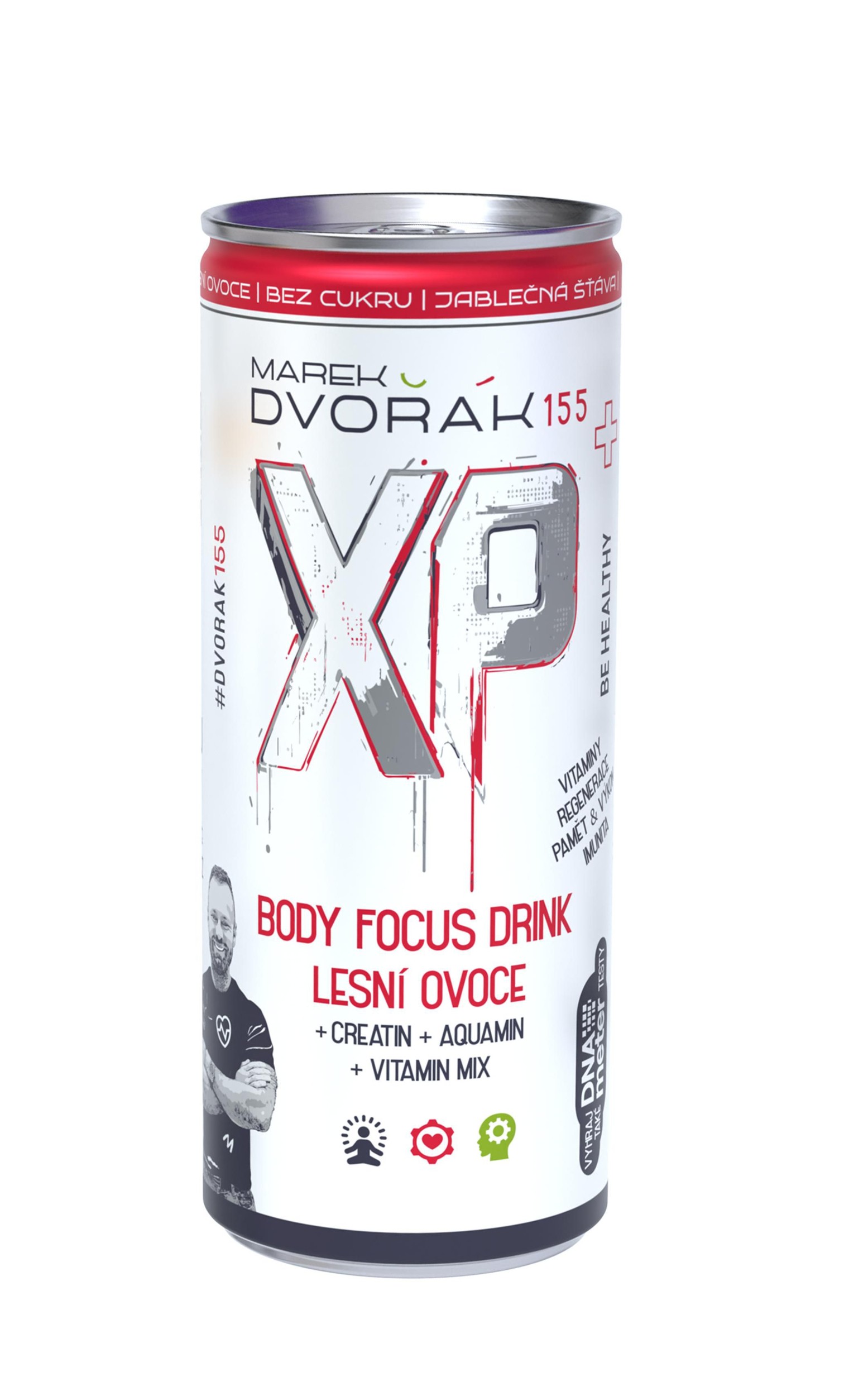 Nápoje - XP DVOŘÁK 155  - BODY FOCUS DRINK s příchutí lesní ovoce 250 ml
