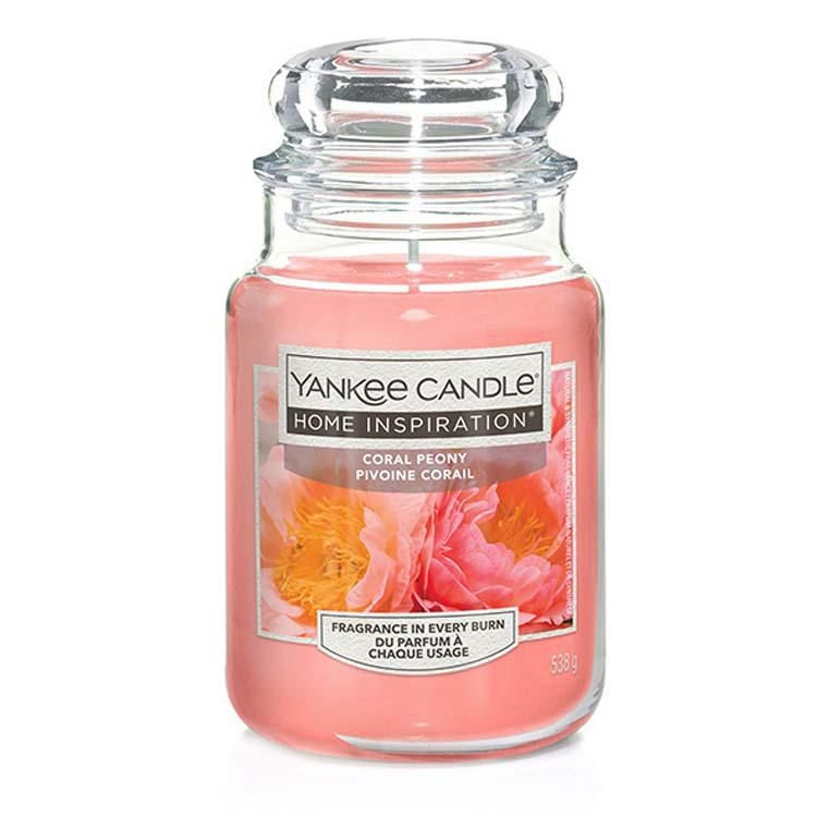 Domácnost a Zahrada - Yankee Candle Home Inspiration Classic velké Coral Peony 538g
