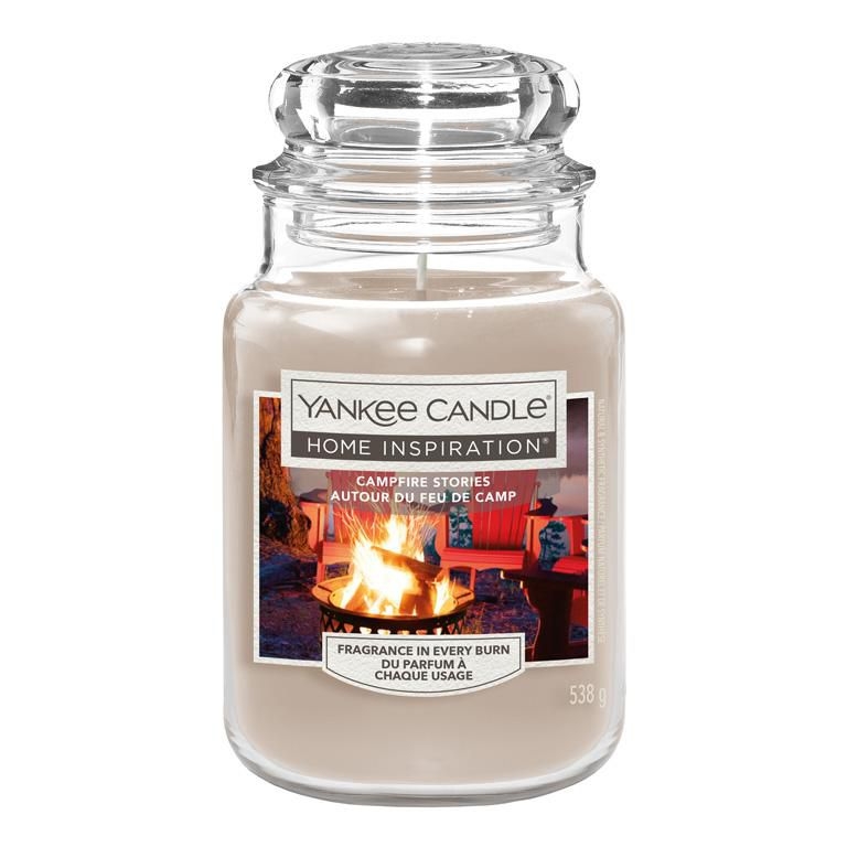 Domácnost a Zahrada - Yankee Candle Home inspiration sklo velké Campfire Stories 538g