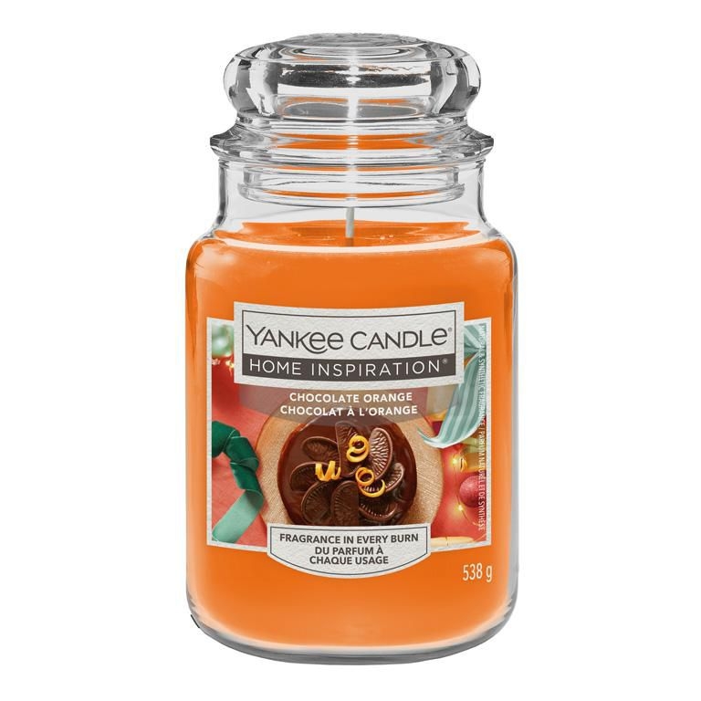 Domácnost a Zahrada - Yankee Candle Home Inspiration Sklo velké Chocolate Orange 538g