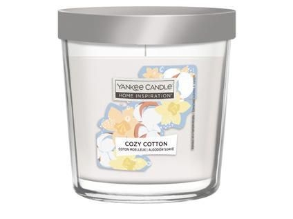 Domácnost a Zahrada - Yankee Candle Home Inspiration Tumbler střední Value Cozy Cotton 200 g