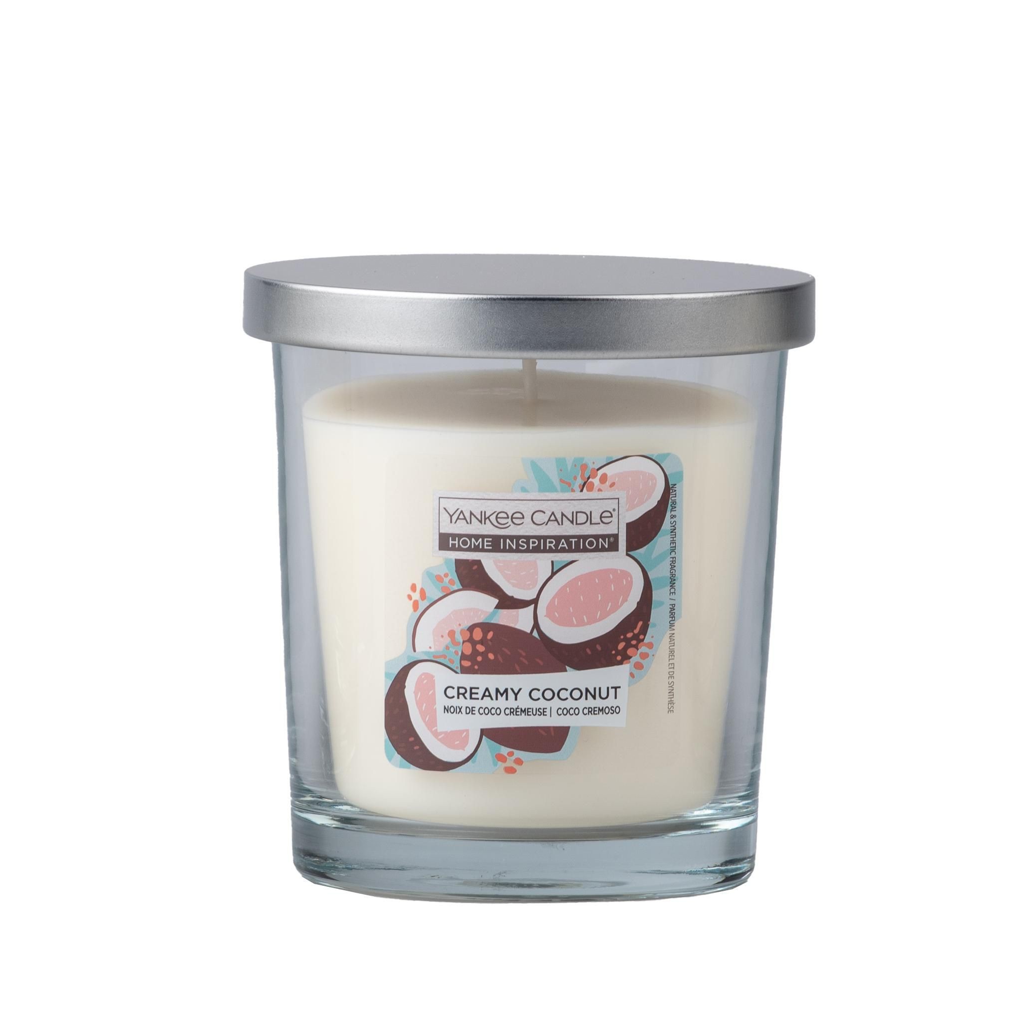 Domácnost a Zahrada - Yankee Candle Home Inspiration Tumbler střední Value Creamy Coconut 200g