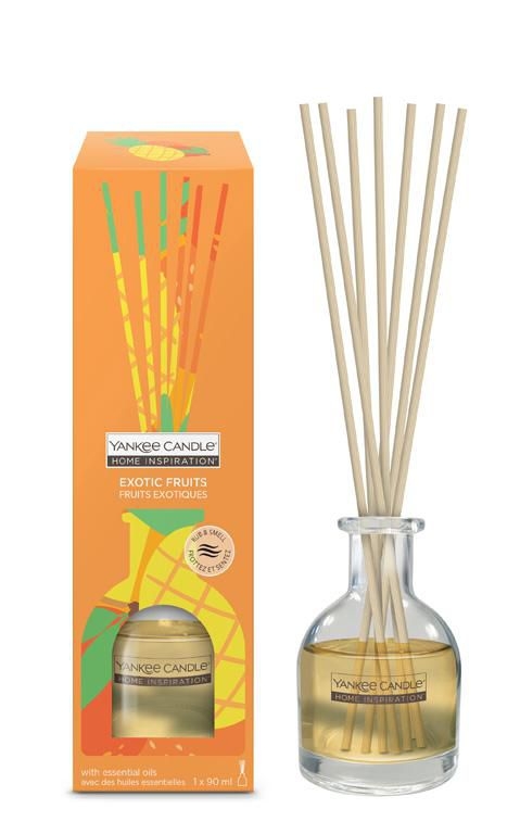 Domácnost a Zahrada - Yankee Candle Home Inspiration Vonný difuzér Exotic fruits 90 ml
