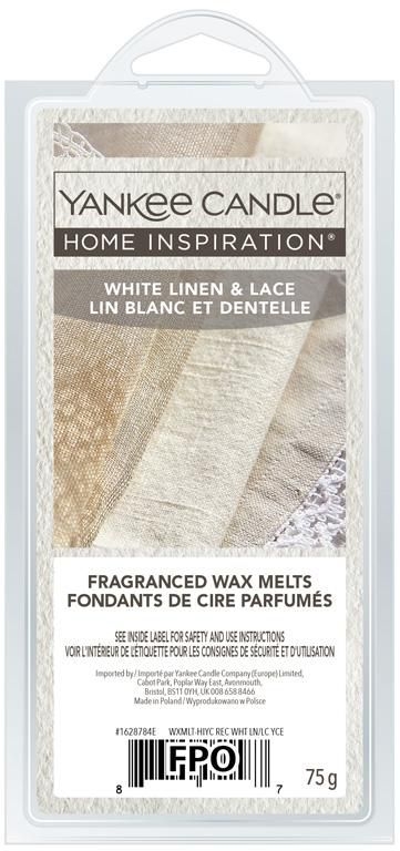 Domácnost a Zahrada - Yankee Candle Home Inspiration Vonný vosk White Linen&Lace 75g