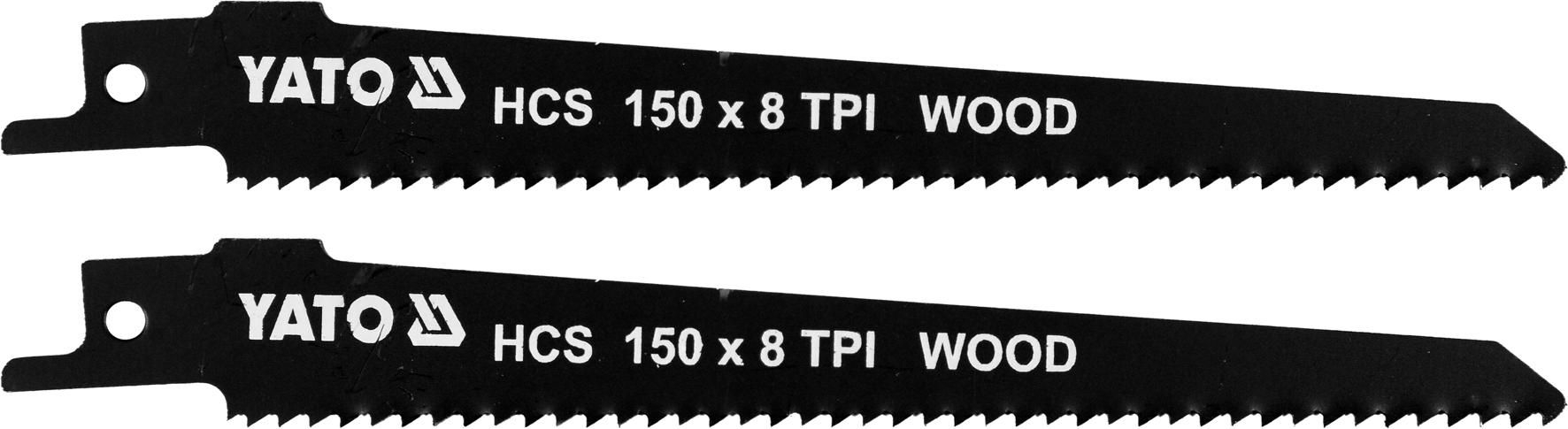 Domácnost a Zahrada - Yato Pilové listy HCS 150MM 8TPI 2ks