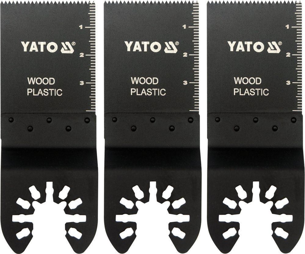 Domácnost a Zahrada - Yato Pilový list na ponor. řezy HCS pro multifunkci, 34mm (dřevo, plast), sada 3ks