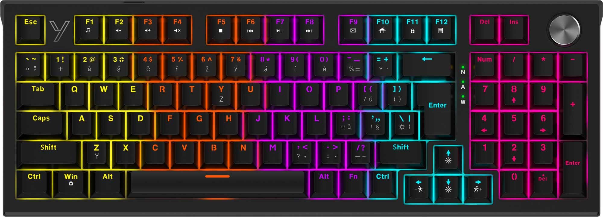 Elektro - Yenkee APEX Herní klávesnic YKB 3510