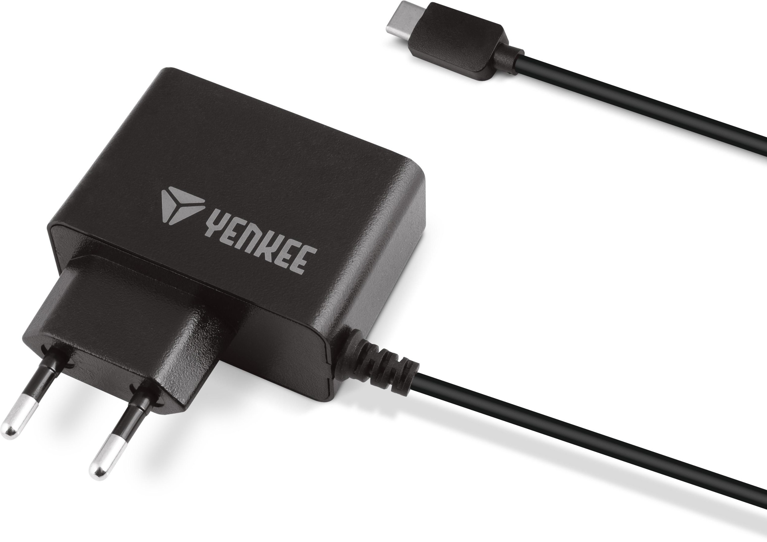 Elektro - Yenkee Nabíječka YAC 2027BK Type C Nabíječka 2A