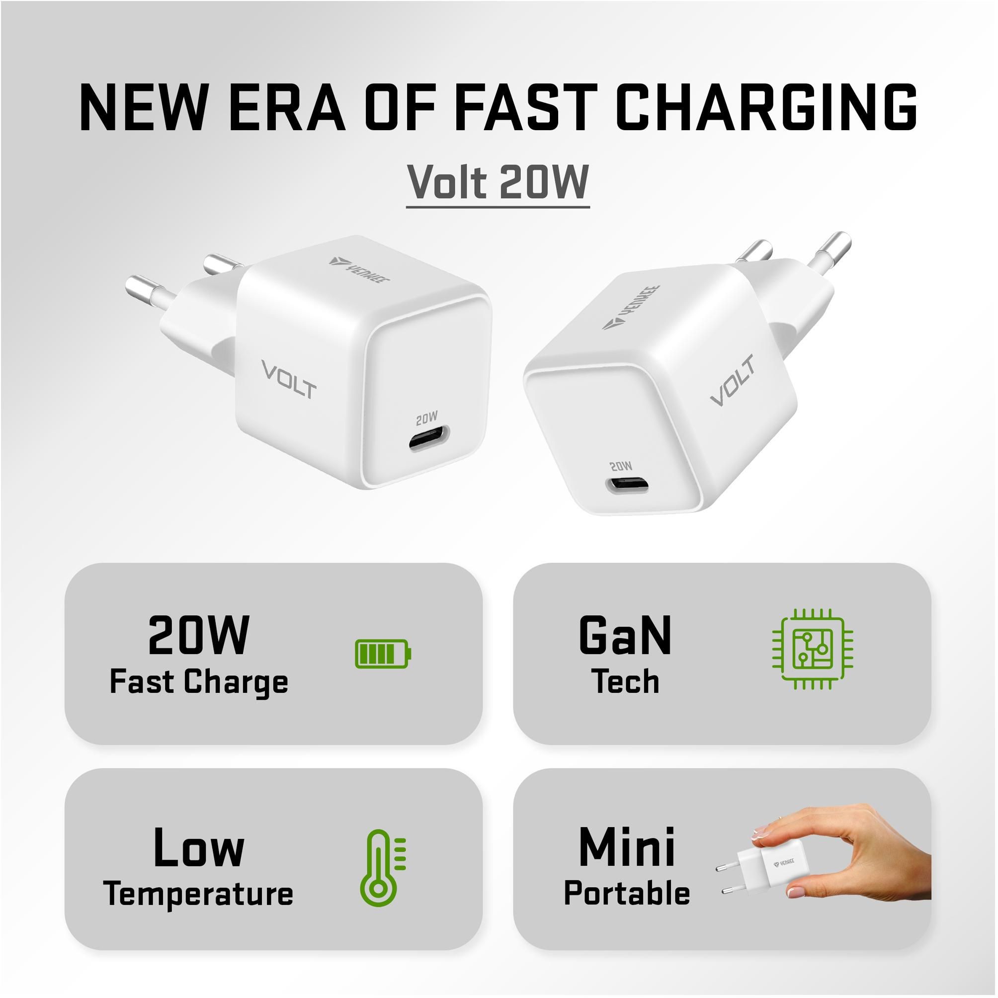 Elektro - Yenkee Nabíječka YAC G20 VOLT USB C 20W