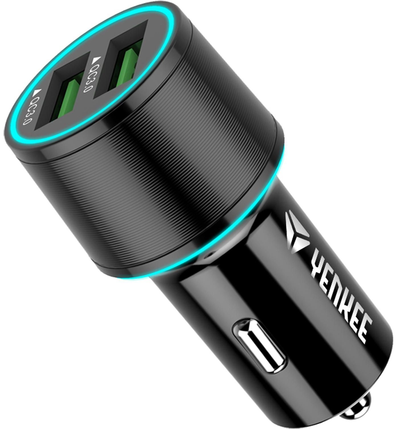 Auto-moto - Yenkee YAC 2136 USB Autonabíječka QC 3.0 Duální USB nabíječka do auta