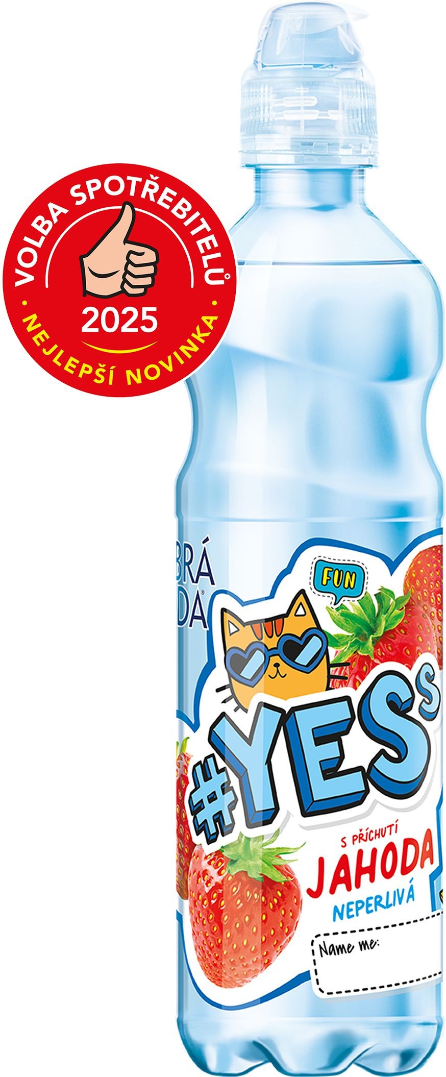 Svět dětí - YESs jahoda neperlivá 0,5l PET