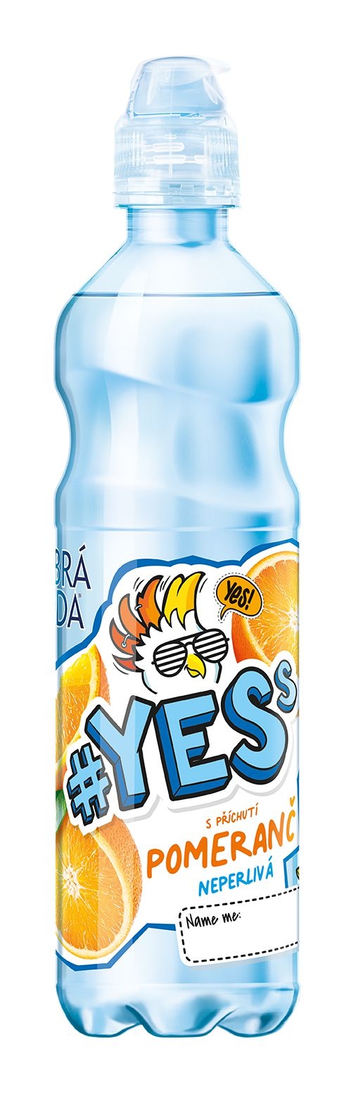Svět dětí - #YESs pomeranč neperlivá 0,5l PET