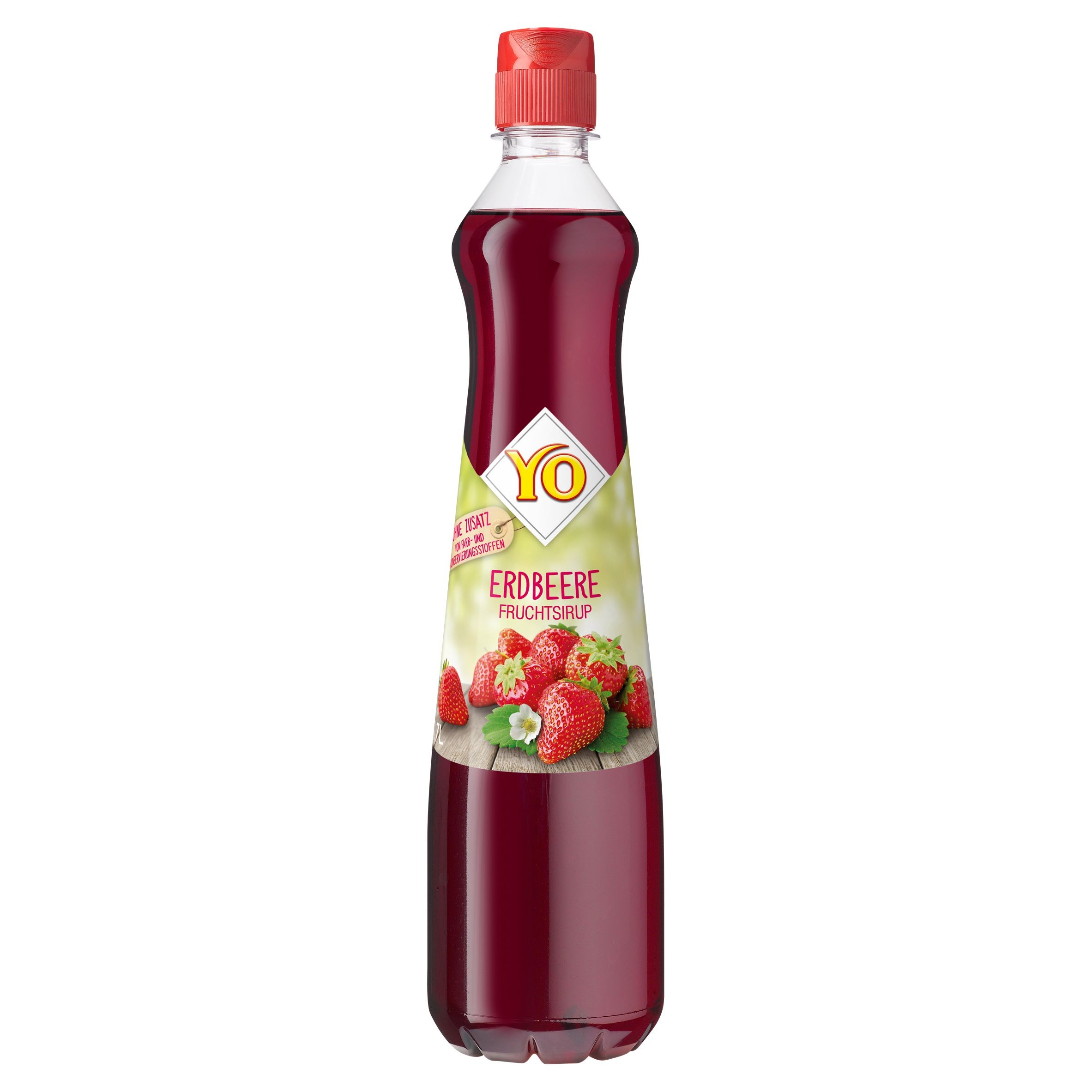 Nápoje - YO Ovocný sirup z jahody 0,7 l