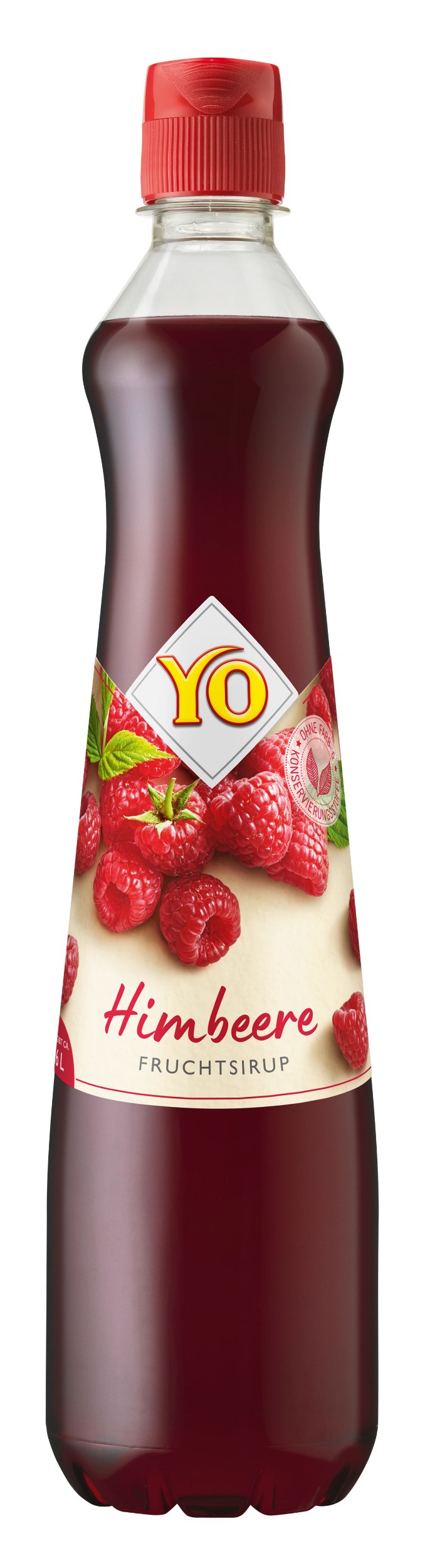 Nápoje - YO Ovocný sirup z maliny 0,7 l