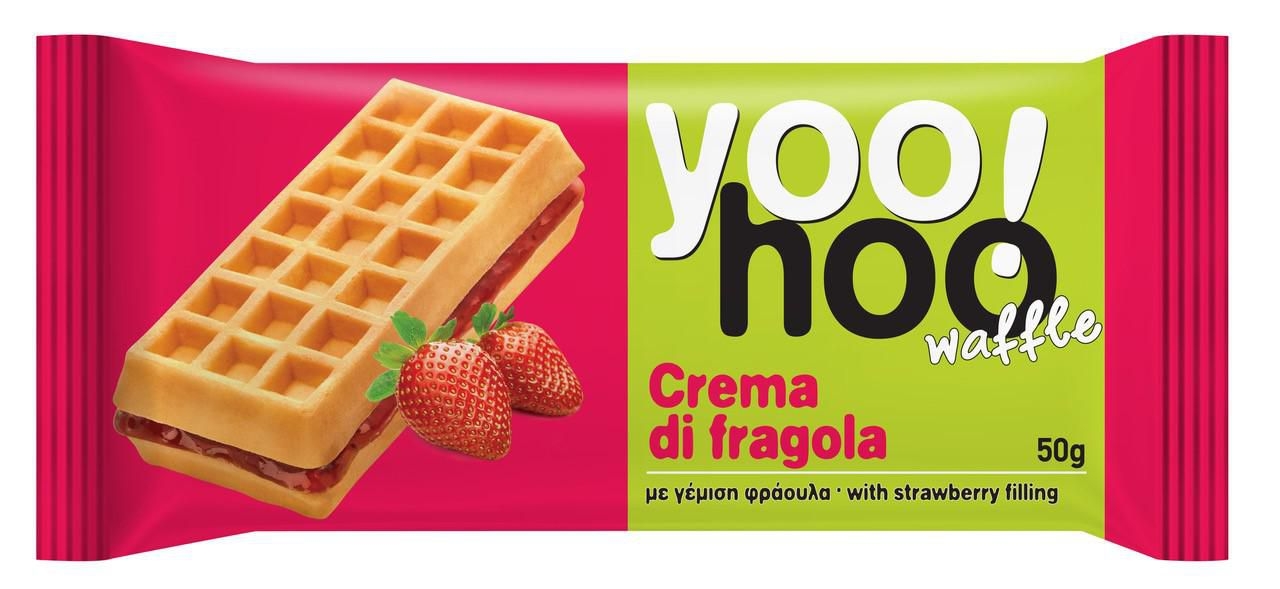 Pekárna a cukrárna - Yoo!hoo Vafle s jahodovou náplní 50 g