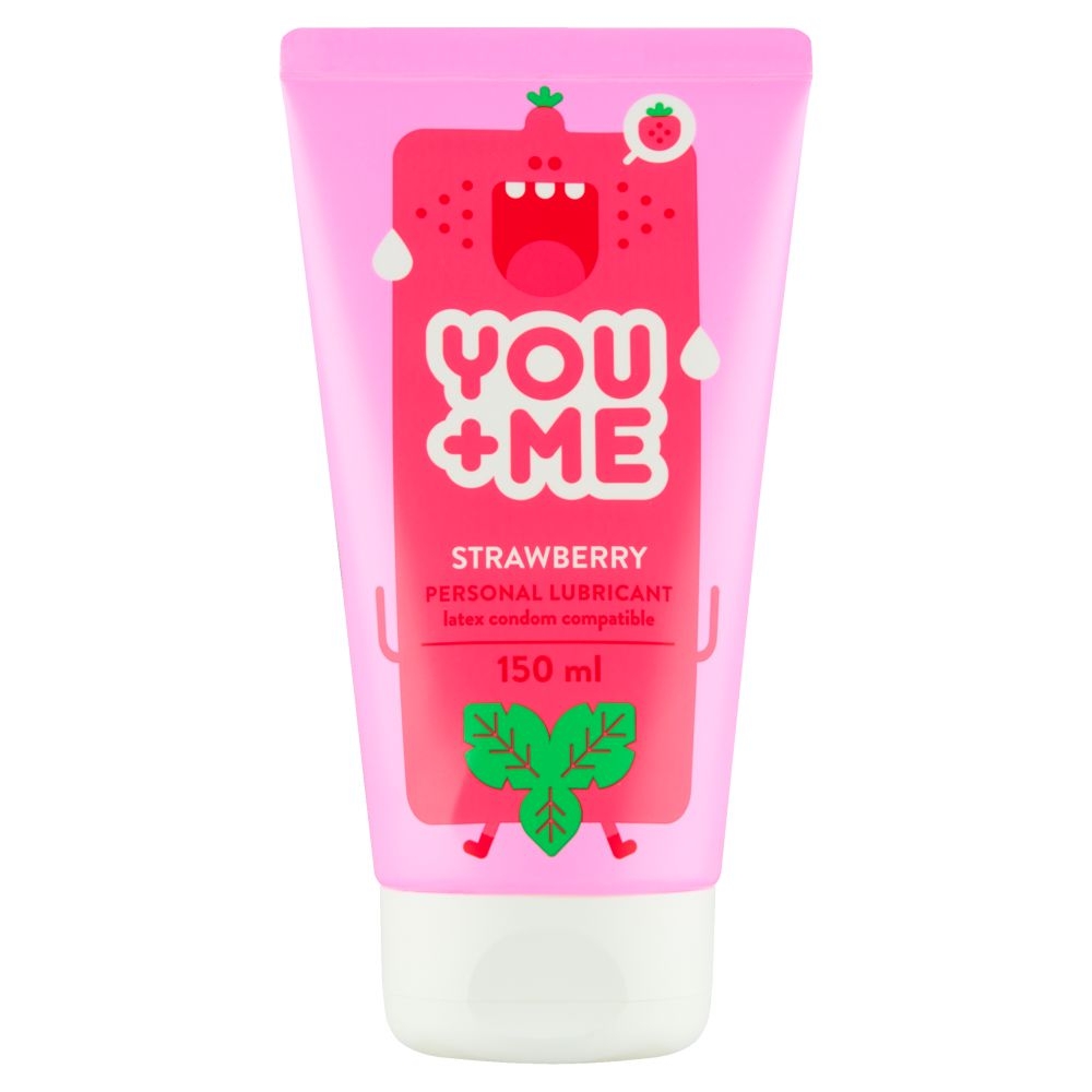 Drogerie a kosmetika - You + Me Strawberry Lubrikační gel 150ml