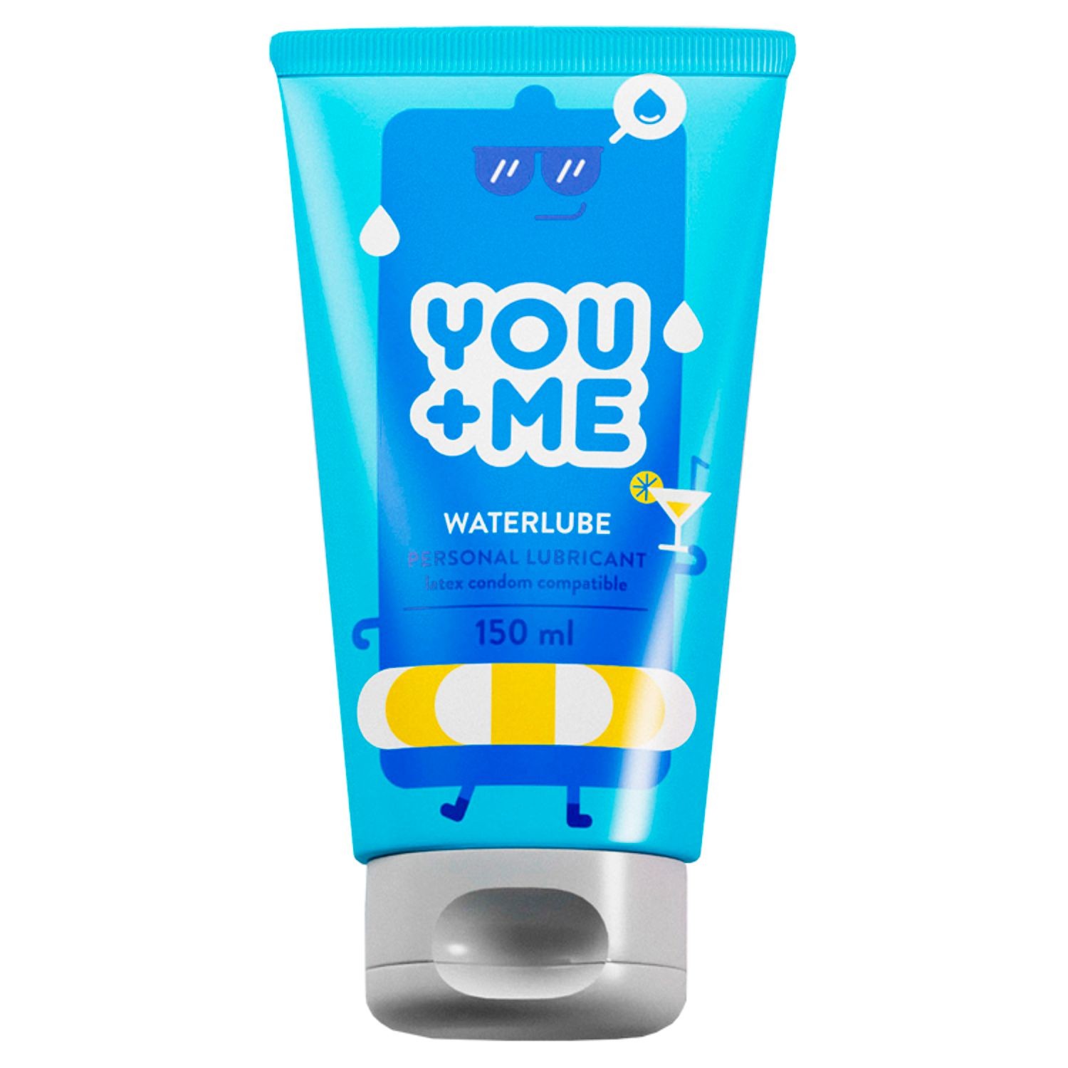 Drogerie a kosmetika - You Me Waterlube Lubrikační gel 150 ml